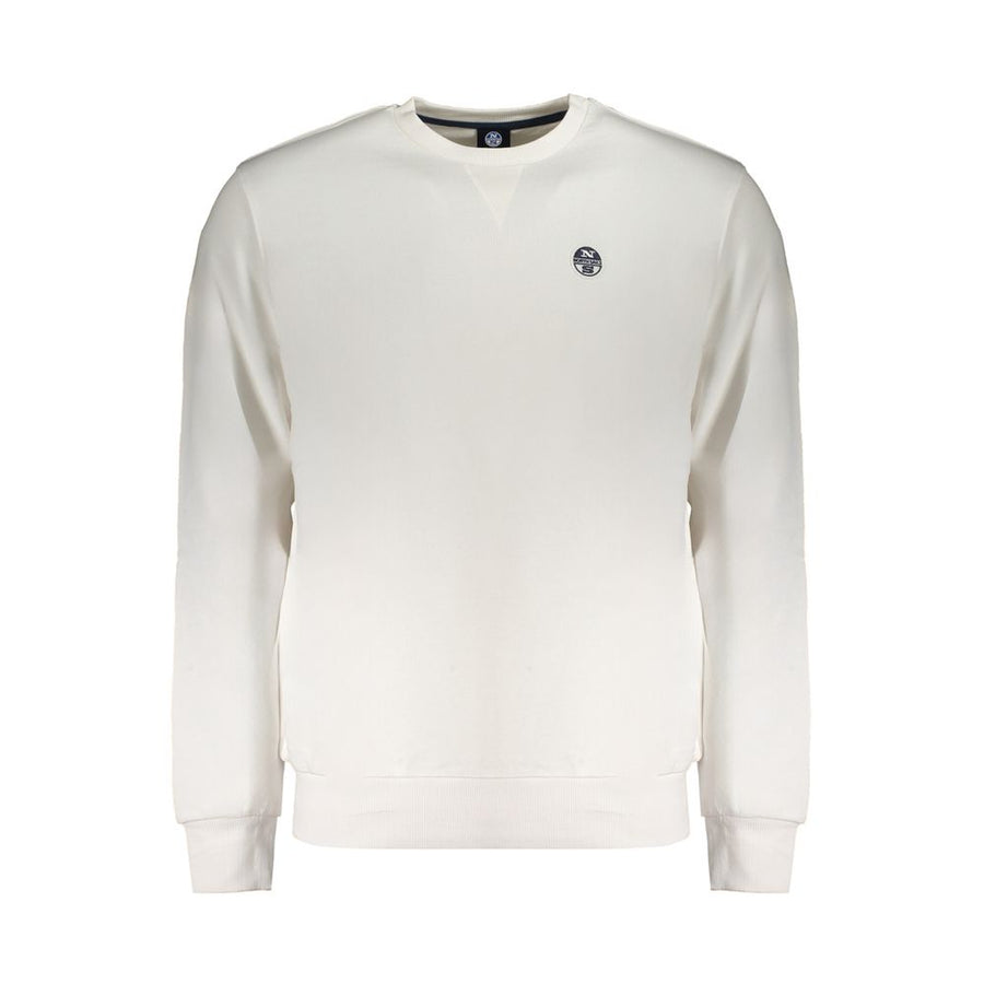 White Cotton Men Sweater