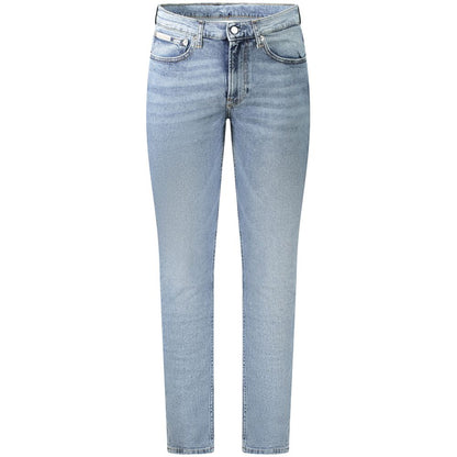 Blue Cotton Men Jeans