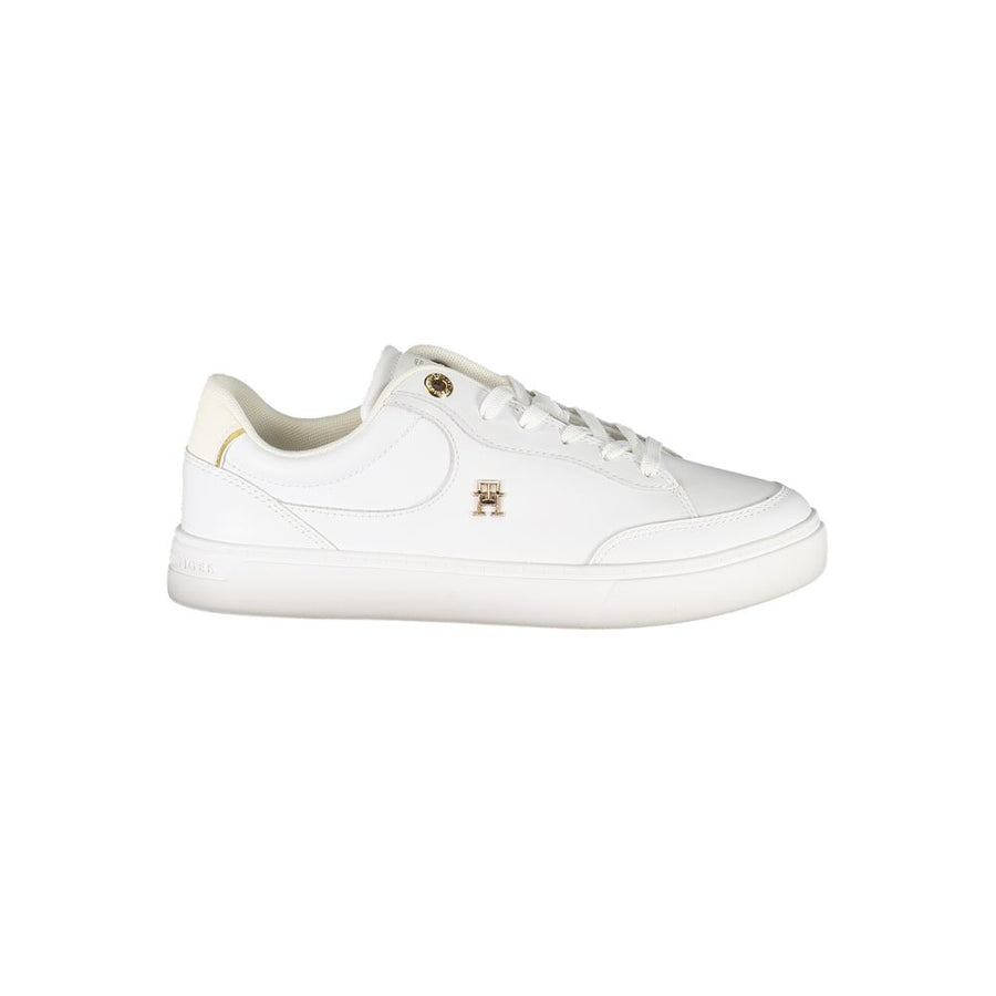 White Leather Women Sneaker