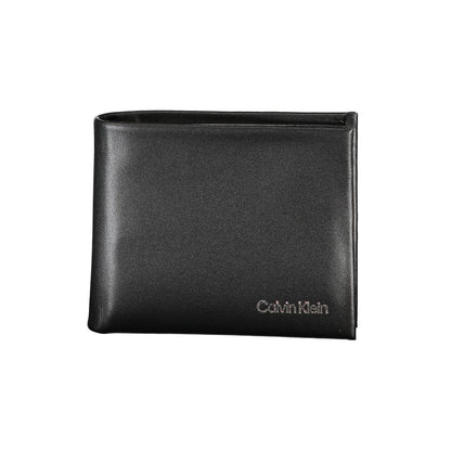 Black Polyester Men Wallet
