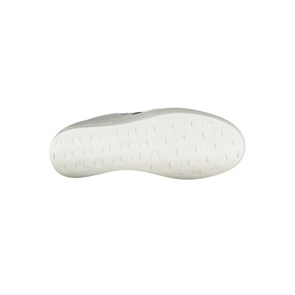 White Polyester Sneaker