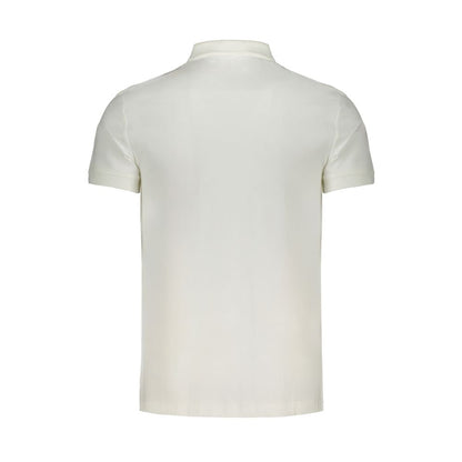 White Cotton Mens Polo Shirt