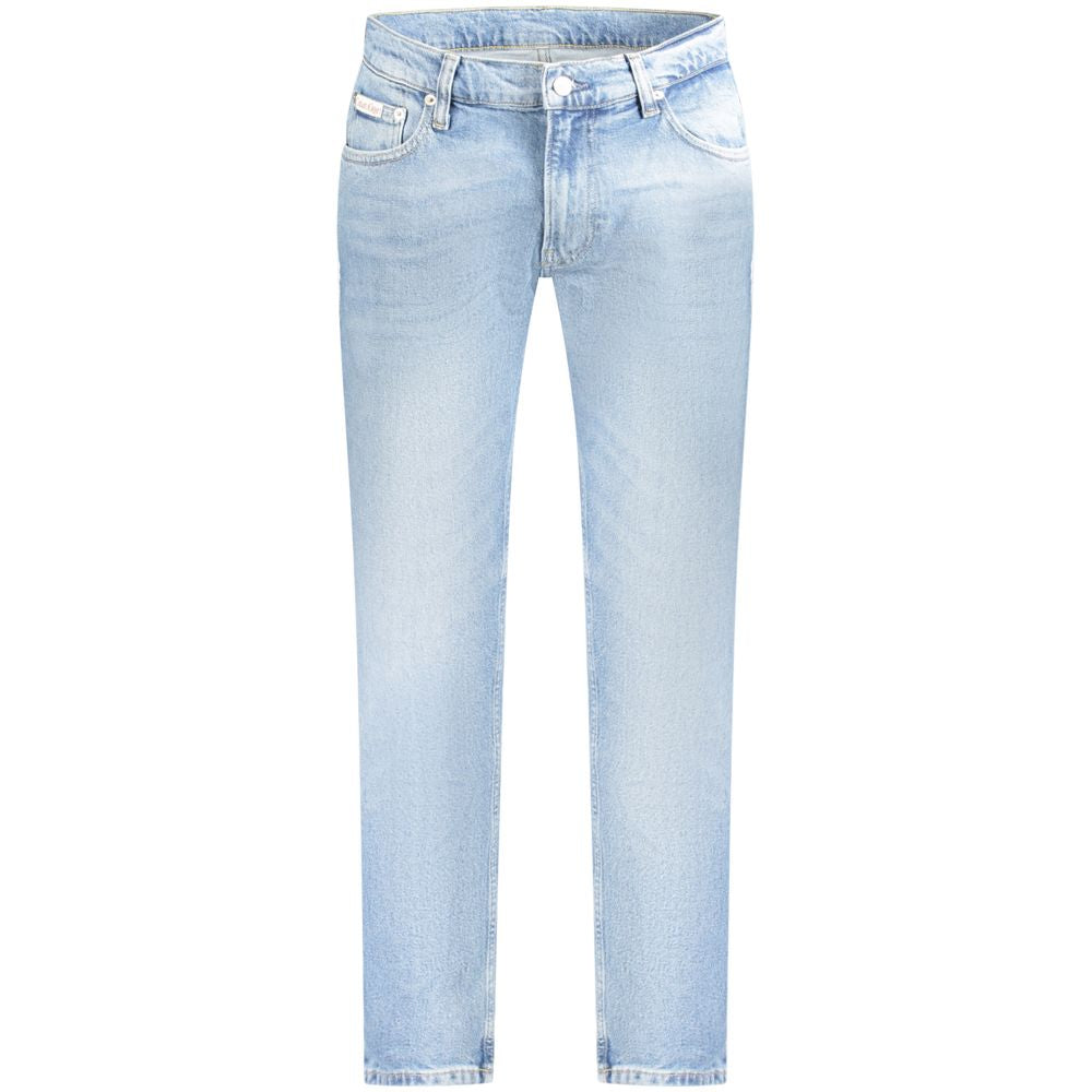 Blue Cotton Men Jeans
