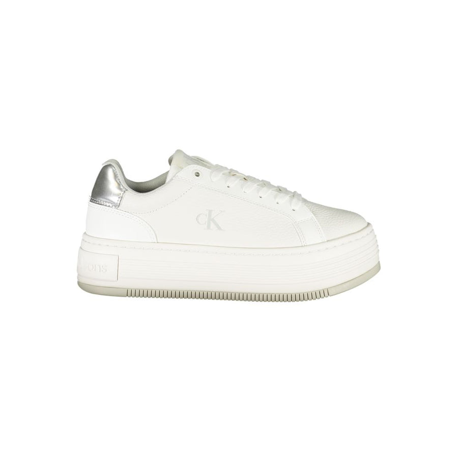 White Leather Women Sneaker