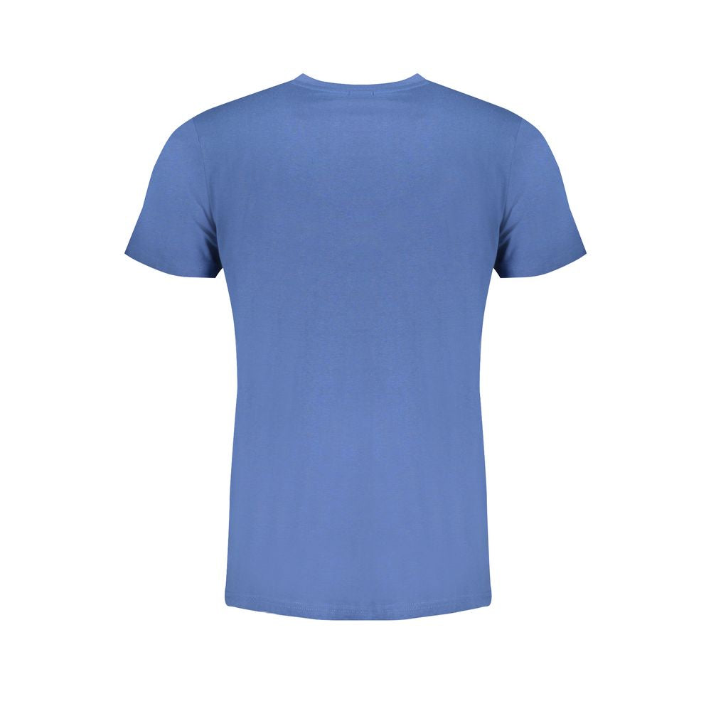 Blu Cotton Mens T-Shirt