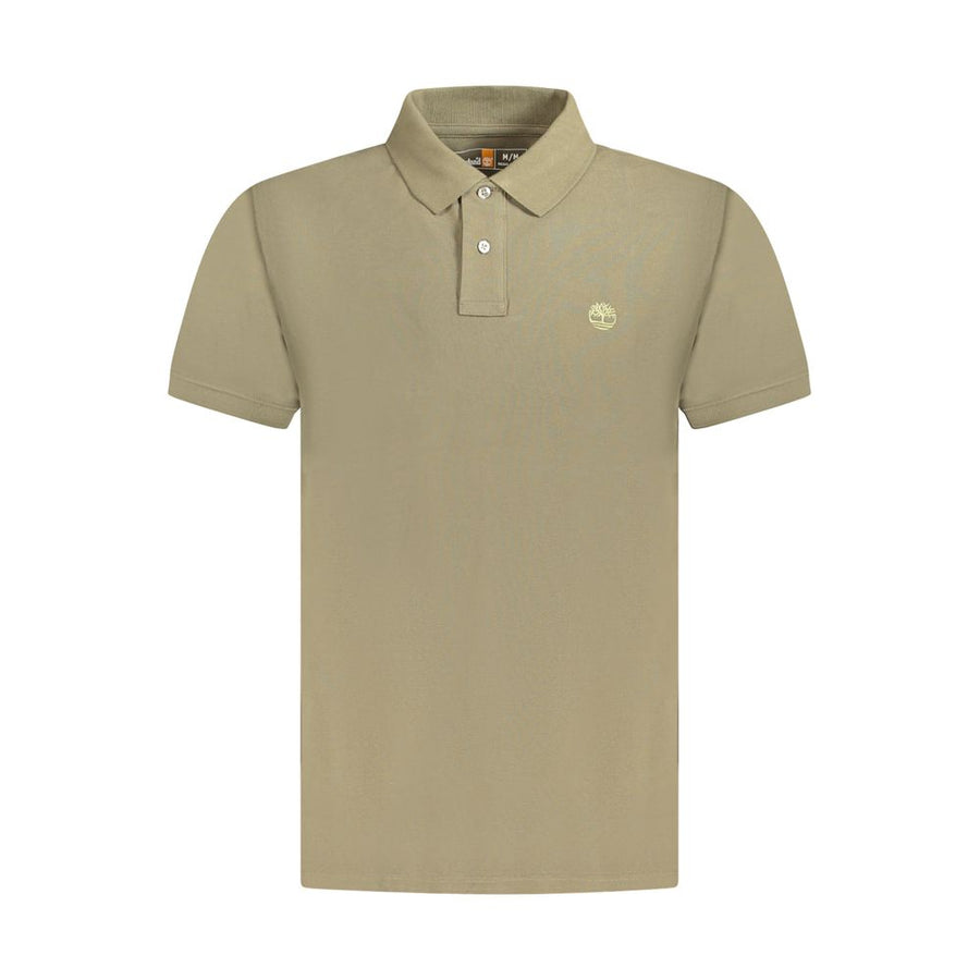Brown Cotton Polo Shirt