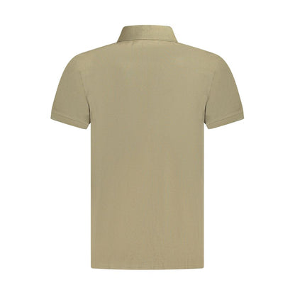 Brown Cotton Polo Shirt