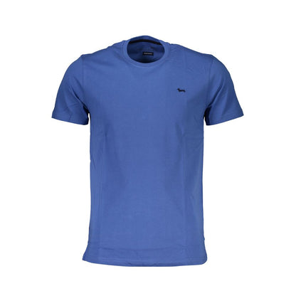 Blu Cotton Men T-Shirt