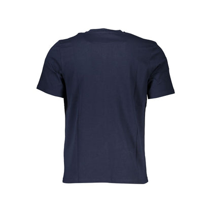 Blue Cotton Men's T-Shirt