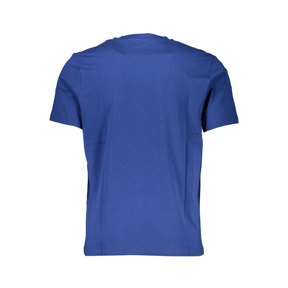 Blu Cotton Men T-Shirt