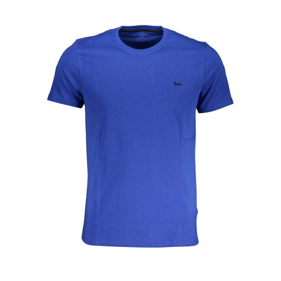 Blu Cotton Men T-Shirt