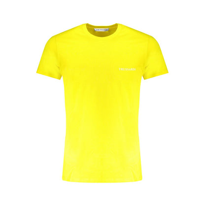 Yellow Cotton Men's T-Shirt