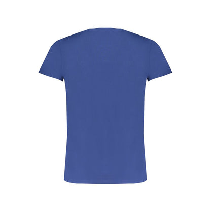 Blue Cotton Men's T-Shirt