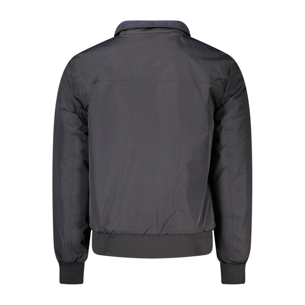 Black Polyamide Men's Jacket