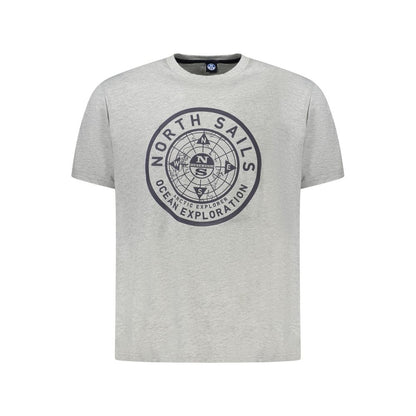 Brown Cotton Men T-Shirt