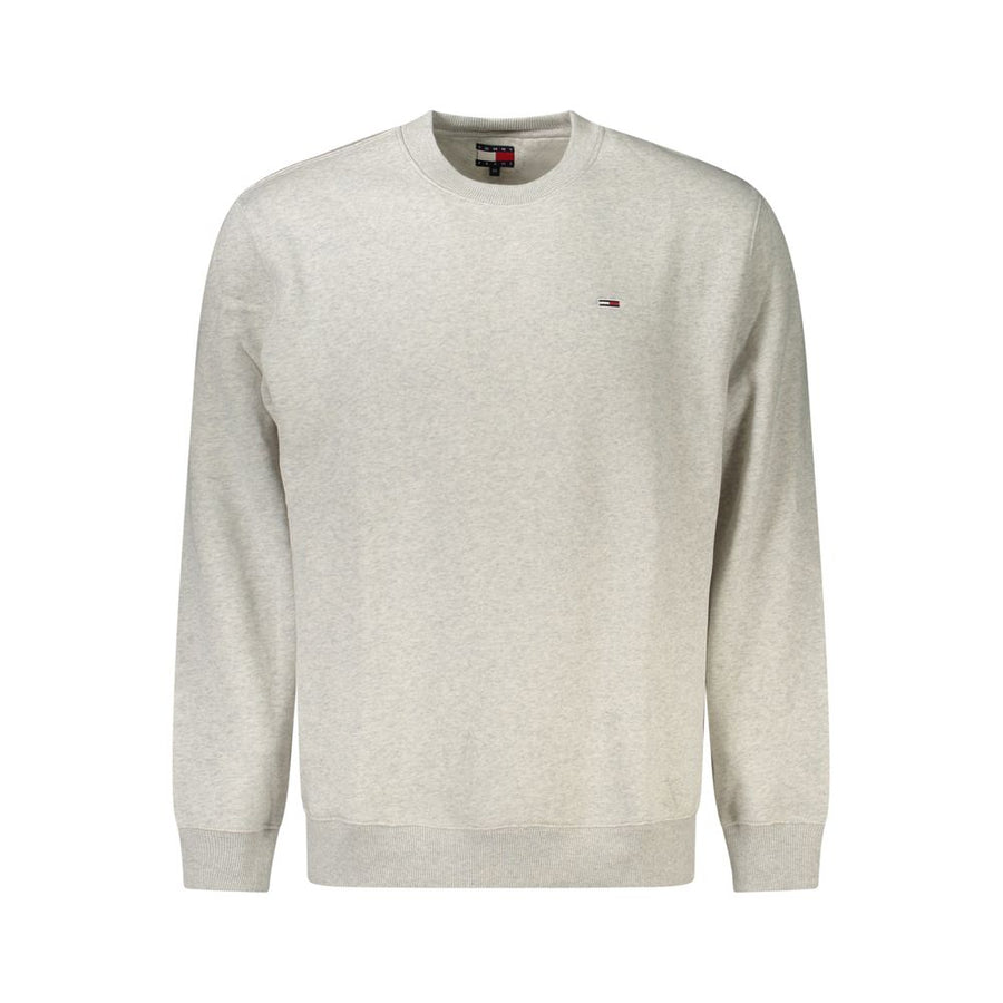 Gray Cotton Men Sweater