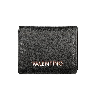 Black Polyurethane Women Wallet