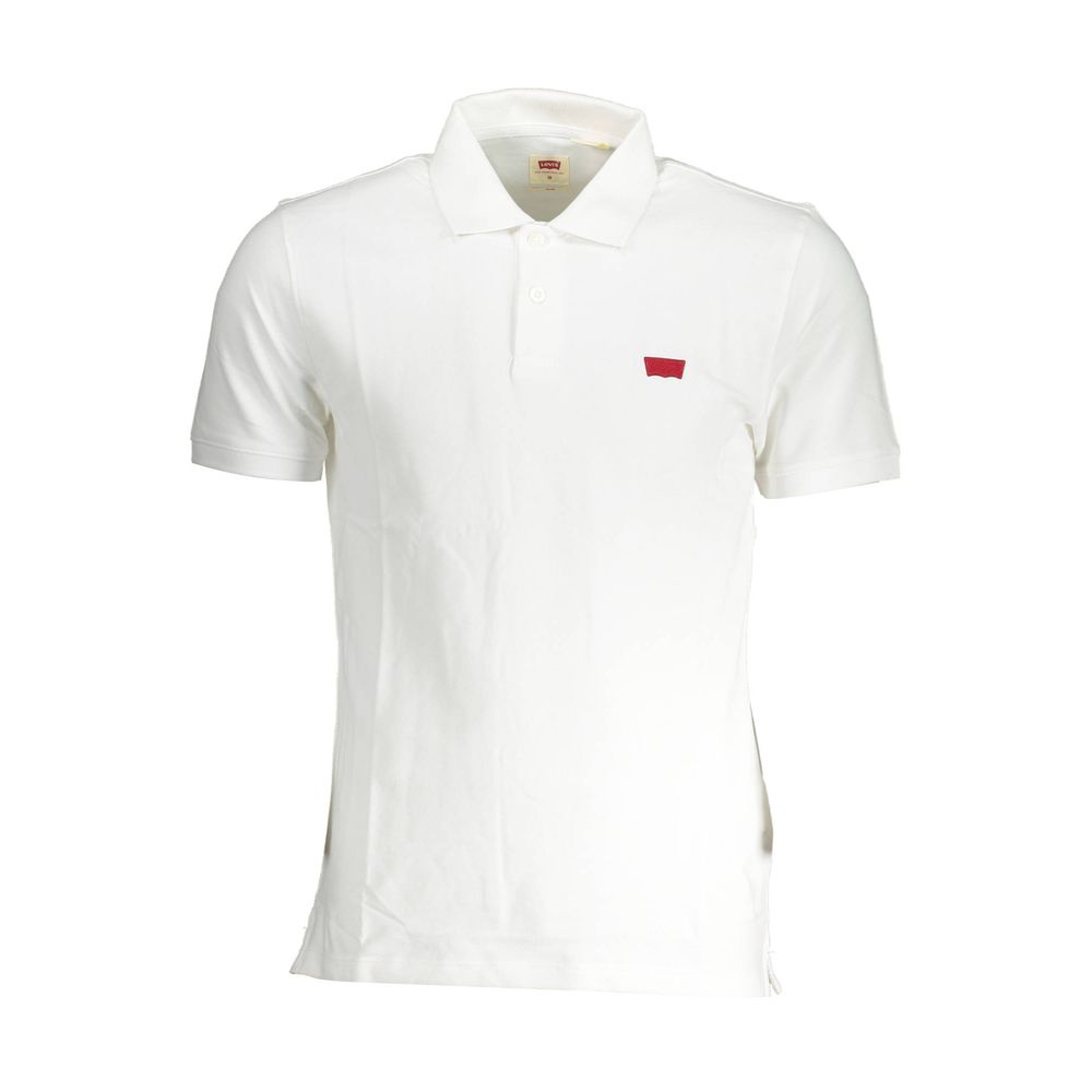 White Cotton Polo Shirt