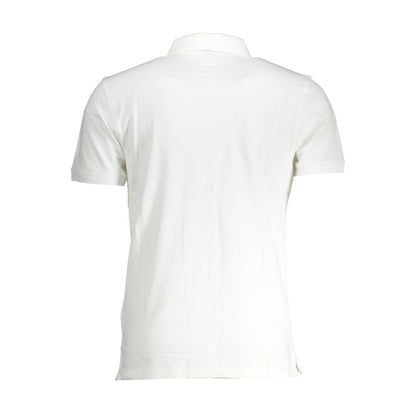 White Cotton Polo Shirt