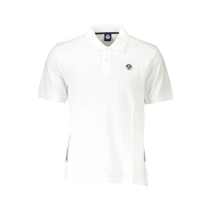 White Cotton Polo Shirt