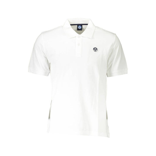 White Cotton Polo Shirt