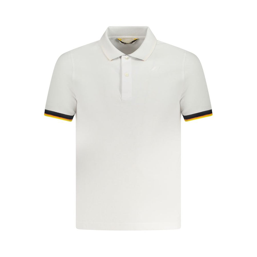 White Cotton Men's Polo Shirt