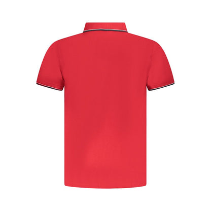 Red Cotton Men Polo