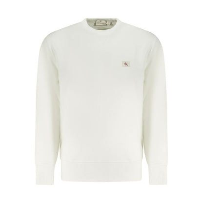 White Cotton Men Sweater