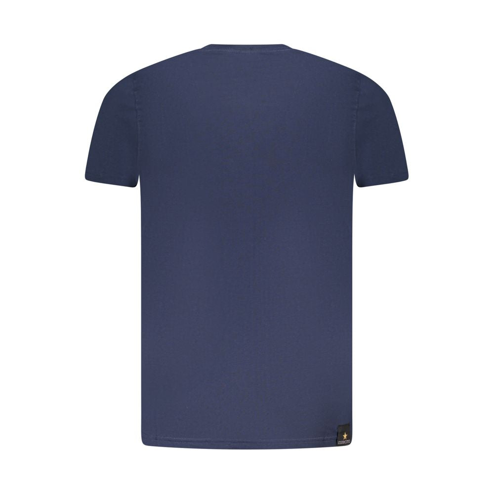 Blu Cotton Male T-Shirt