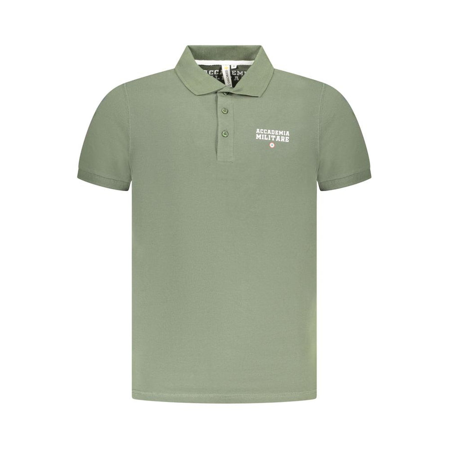 Green Cotton Polo Shirt