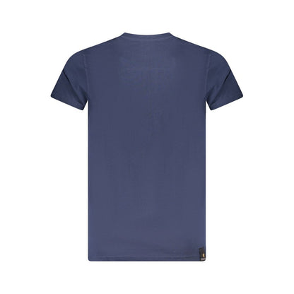 "Blu Cotton Men T-Shirt"