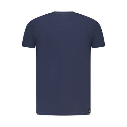 Blue Cotton Men's T-Shirt