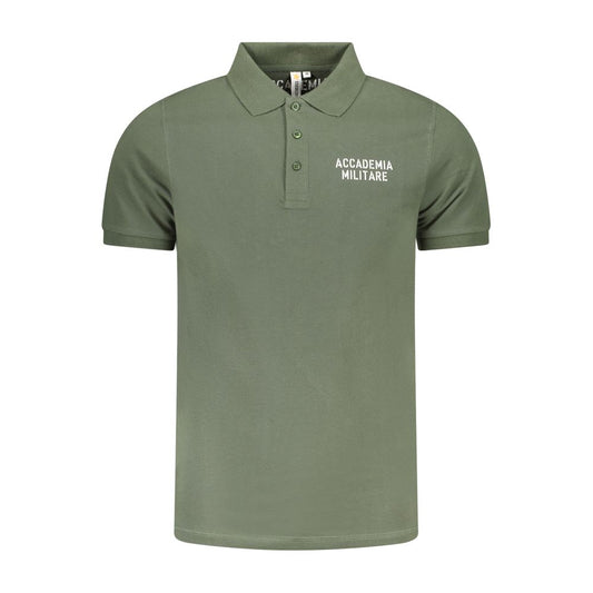 Green Cotton Polo Shirt