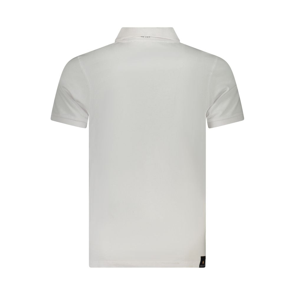 White Cotton Mens Polo Shirt