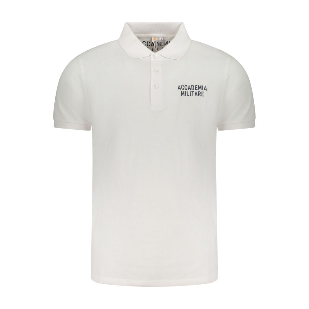 White Cotton Men's Polo Shirt