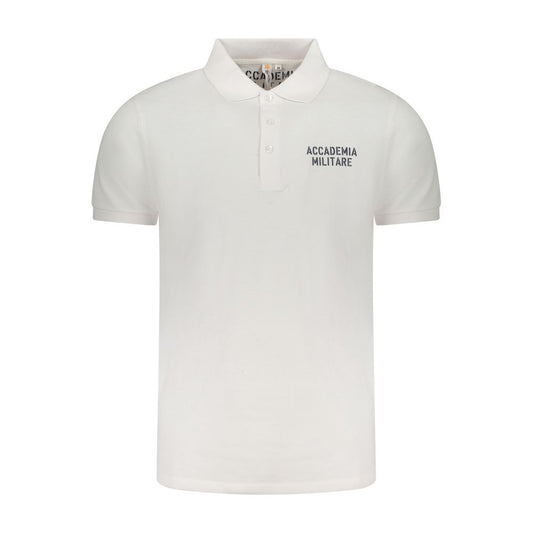 White Cotton Men's Polo Shirt