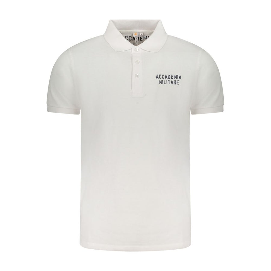 White Cotton Men's Polo Shirt