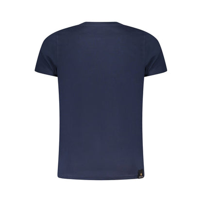 Blu Cotton Men T-Shirt