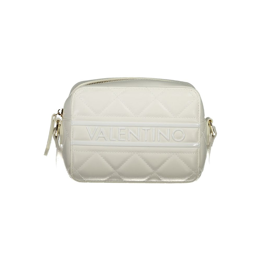 Bianco Polyurethane Women Shoulder Bag