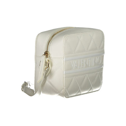 Bianco Polyurethane Women Shoulder Bag