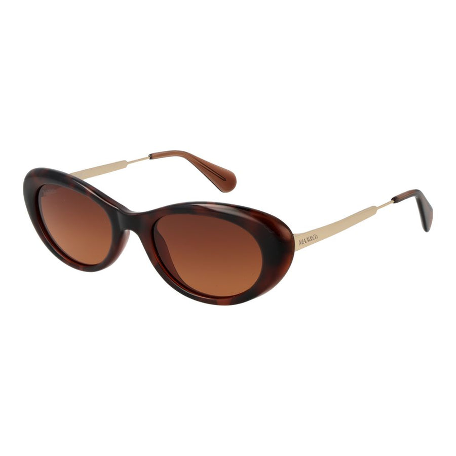 Brown Stainless Steel Sunglasses