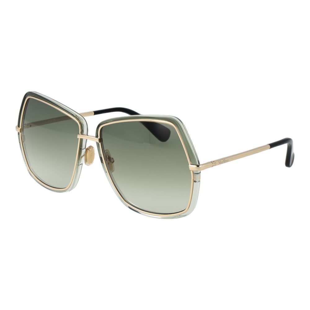 Green Metal Sunglasses