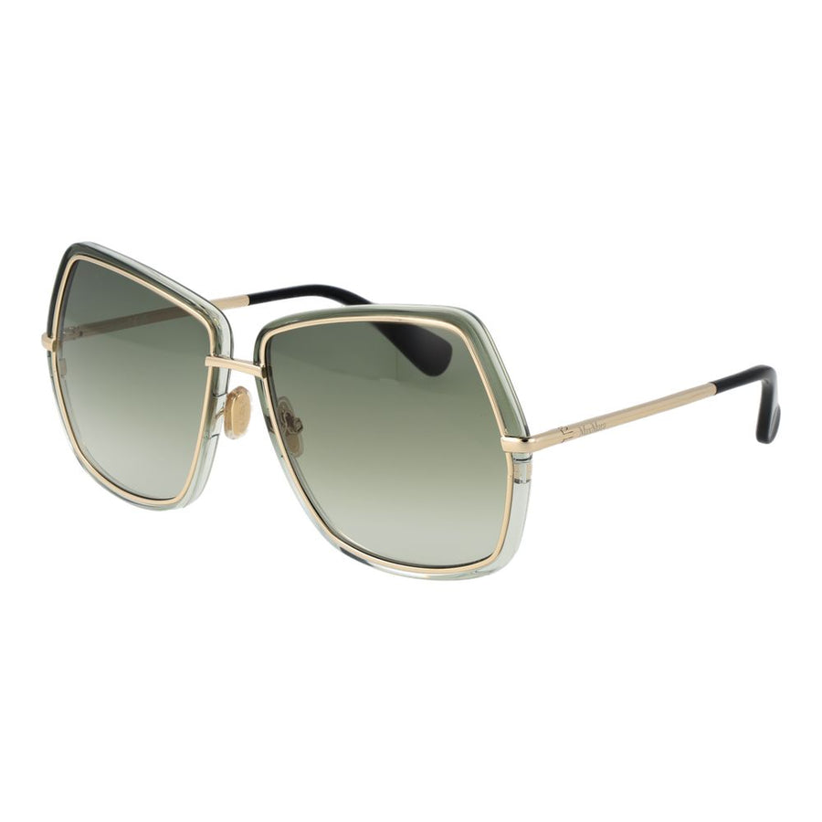 Green Metal Sunglasses