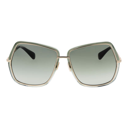 Green Metal Sunglasses