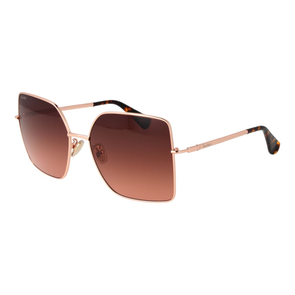 Rose Gold Metal Sunglasses