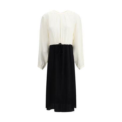 Multicolor Silk Casual Dress