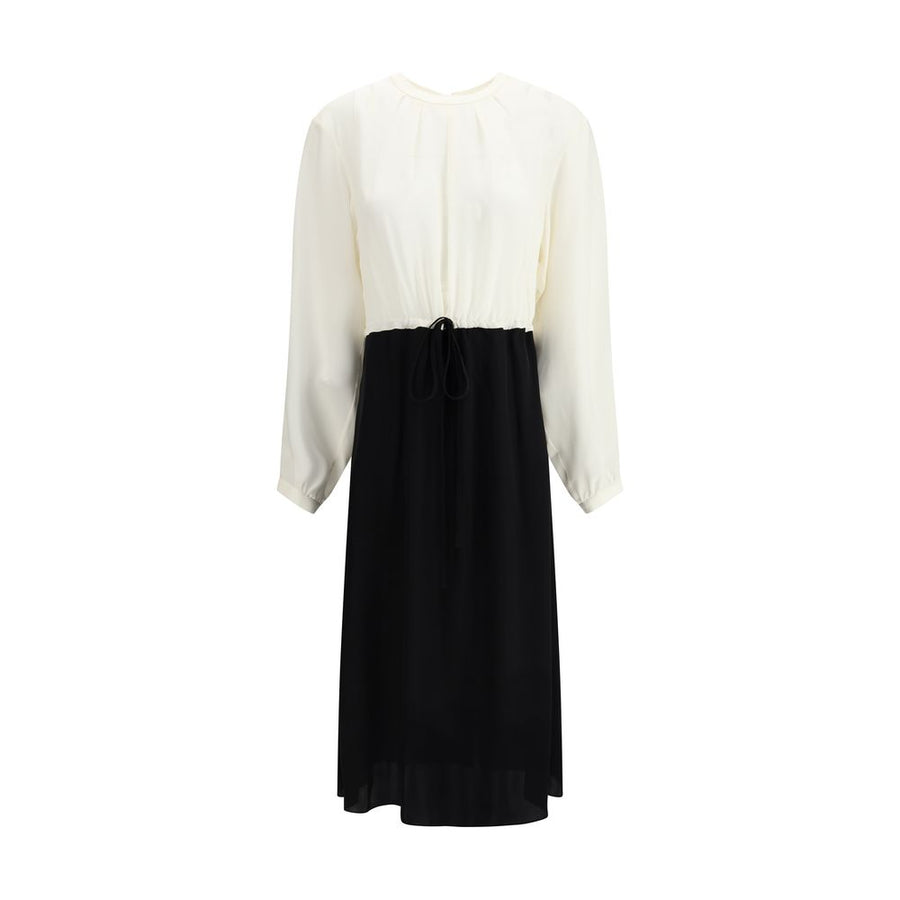 Multicolor Silk Casual Dress