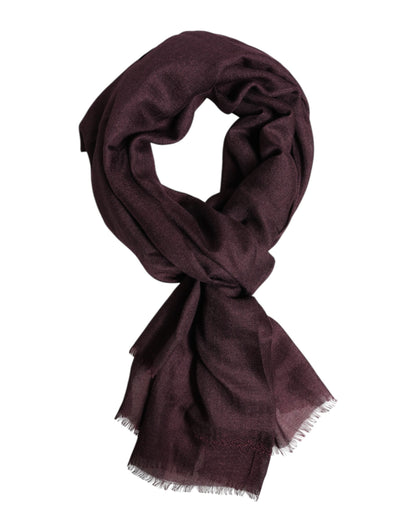Maroon Cashmere Neck Warmer Wrap Shawl Scarf