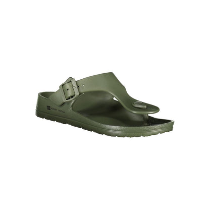 Green Plastic Mens Sandal
