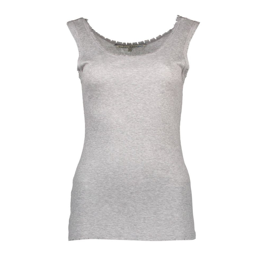 Grigio Viscosa Women T-Shirt